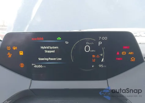 2025 Toyota Prius Limited z USA, uszkodzony, nr VIN JTDACAAU2S3053299